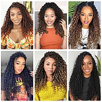 Alicoco Goddess Locs Crochet Hair 14 Inch 8 Packs Faux Locs Crochet Hair For Women Boho Locs Prelooped River Crochet Locs With