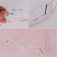 12 Pcs Reusable Eyebrow Stencil Eyebrow Template With Elastic Band For Beginners Eyebrow Distance 25Cm