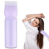 Root Comb Applicator Bottle 6 Oz Hair Oil Applicator Applicator Bottle For Hair Dye Bottle Applicator Brush With Graduated Scale