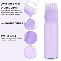 Root Comb Applicator Bottle 6 Oz Hair Oil Applicator Applicator Bottle For Hair Dye Bottle Applicator Brush With Graduated Scale