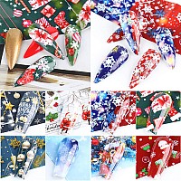 10 Sheets Christmas Nail Art Stickers Winter Nail Foil Transfer Sticker Snowflakes Deer Snowmen Holographic Nail Foils Designs