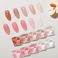 Beautpal Milky White Jelly Nude Gel Nail Polish Set 10 Transparent Colors Sheer Pink Orange Soak Off Uvled Lamp Gel Nail Kit F