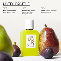 Ellis Brooklyn Sun Fruit Eau De Parfum For Women Clean Perfume Travel Size Perfume Bergamot Perfume Fig Perfume Vanilla Amber