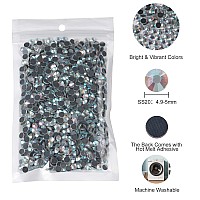 Htvront Rhinestones For Crafting Crystal Ab Hotfix Rhinestones Come With Hot Melting Glue Bright Color Shining Flatback Rhin