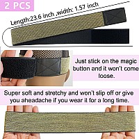 Xconstellation Elastic Bands For Wig Grip Lace Melting Edge Wrap Adjustable Magic Buckle To Lay Edges 2 Pcs Wig Accessories