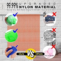 3 Pieces African Bath Sponge African Net Long Net Bath Sponge Exfoliating Shower Body Scrubber Back Scrubber Skin Smoothergreat