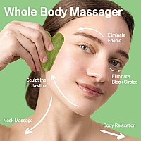 Huefull Gua Sha Facial Tool For Face And Body Gua Sha For Self Care Guasha Tool Tensions Relief And Reducing Puffiness Skin C