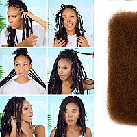 Fashion Idol Afro Kinkys Bulk Human Hair For Dreadlock Extensions Loc Repair Braiding Twist Afro Kinky Human Hair For Locs 1 Pac