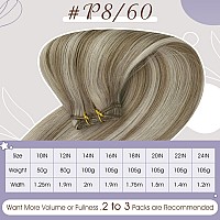 Full Shine Blonde Weft Hair Extensions For Women Human Hair Sew In Extensions 20 Inch Machine Tied Weft Human Hair Extensions Co