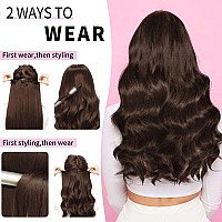 Befana Clip In Hair Extensions Real Human Hair 100 Remy Human Hair 7 Pcs 90G 20 Inch 613 Bleach Blonde Natural Soft Straight D