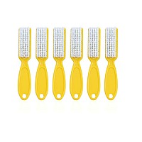 Squligt 6Pcs Nail Brush For Cleaning Fingernails Handle Grip Cleaning Brush For Nail And Toenail Nail Dust Brush Manicure Pedi