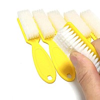 Squligt 6Pcs Nail Brush For Cleaning Fingernails Handle Grip Cleaning Brush For Nail And Toenail Nail Dust Brush Manicure Pedi