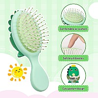 Dinatis Toddler Hair Brush Mini Hair Brush For Kids Travel Hair Brush For Boys And Girls Baby Detangler Brush For Thin Hai