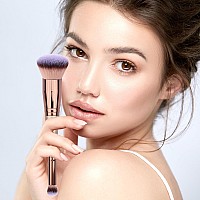 Daubigny Makeup Brushes Dualended Foundation Brush Concealer Brush Perfect For Any Look Premium Luxe Hair Rounded Taperd Flawle