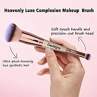 Daubigny Makeup Brushes Dualended Foundation Brush Concealer Brush Perfect For Any Look Premium Luxe Hair Rounded Taperd Flawle