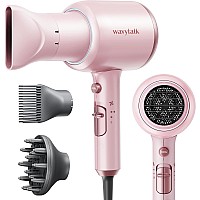 Wavytalk Professional Hair Dryer With Diffuser 1875W Power Dryer Blow Dryer Ionic Hair Dryer For Women With Constant Temperatur