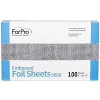 Forpro Professional Collection Embossed Foil Sheets 900S Aluminum Foil Popup Dispenser For Hair Color Application And Highli