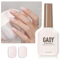 Gaoy Jelly Nude Gel Nail Polish 16Ml Sheer Pink Translucent Gel Polish Uv Light Cure For Nail Art Diy 1710 Pink Wedding