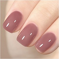 Gaoy Jelly Nude Purple Gel Nail Polish 16Ml Sheer Neutral Translucent Soak Off Gel Polish Uv Light Cure For Nail Art Diy 1720