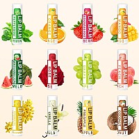 Dmsky 24 Pack Lip Balm Natural Lip Balm Bulk With Vitamin E And Coconut Oil Lip Care Product Moisturizing Soothing Chapped Li