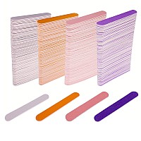 Mini Nail Files Bulk 400 Pcs Double Sided Emery Board Nail File For Nature Nails Manicure Tool Set Disposable Colorful Nail