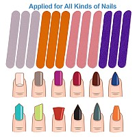 Mini Nail Files Bulk 400 Pcs Double Sided Emery Board Nail File For Nature Nails Manicure Tool Set Disposable Colorful Nail