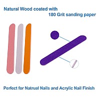 Mini Nail Files Bulk 400 Pcs Double Sided Emery Board Nail File For Nature Nails Manicure Tool Set Disposable Colorful Nail