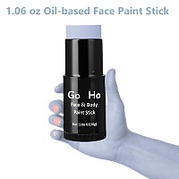 Go Ho Creamblendable Light Grey Face Paint Stickfullcoverage Grey Body Paint Stick For Adults Children Halloween Cosplay Sfx