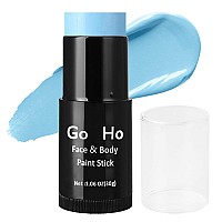 Go Ho Creamblendable Light Blue Face Paint Stick 106 Ozfullcoverage Pale Blue Face Body Paint Stick For Halloween Cosplay