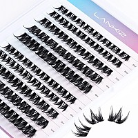 Lankiz Lash Clusters Diy Eyelash Extensions 80 Clusters Lashes C Curl Alche Style Individual Lashes Eyelash Clusters Extensions