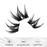 Lankiz Lash Clusters Diy Eyelash Extensions 80 Clusters Lashes C Curl Alche Style Individual Lashes Eyelash Clusters Extensions