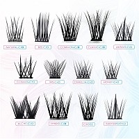 Lankiz Lash Clusters Diy Eyelash Extensions 80 Clusters Lashes C Curl Alche Style Individual Lashes Eyelash Clusters Extensions