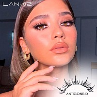 Lankiz Lash Clusters Diy Eyelash Extensions 100 Clusters Lashes D Curl Individual Lashes Eyelash Clusters Extensions Wispy Lashe