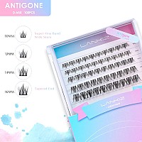 Lankiz Lash Clusters Diy Eyelash Extensions 100 Clusters Lashes D Curl Individual Lashes Eyelash Clusters Extensions Wispy Lashe