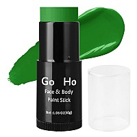 Go Ho Go Ho Creamblendable Green Face Paint Stick 106 Ozfullcoverage Green Body Paint Stick For Adults Children Halloween