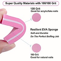 Nail Buffers 30 Pcs Buffer Block Nail File For Acrylic And Natural Nails 100180 Grit Small Nail Buffer Block Bulk Buffing N