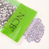 Ncb Nancybeads 1500Pcs Flatback Round Glass Nail Art Rhinestones Crystal For Diy Making Accessories Shoes Clothes Face Art Ba