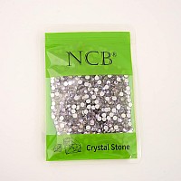 Ncb Nancybeads 1500Pcs Flatback Round Glass Nail Art Rhinestones Crystal For Diy Making Accessories Shoes Clothes Face Art Ba