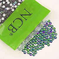 Ncb Nancybeads 1500Pcs Flatback Round Glass Nail Art Rhinestones Crystal For Diy Making Accessories Shoes Clothes Face Art Ba