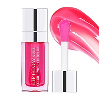 Eliversion Hydrating Lip Glow Oil Moisturizing Lip Oil Gloss Transparent Tinted Lip Balm Transparent Toot Lip Oil Plumping L