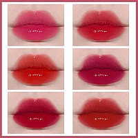 6 Colors Lip Tint Stain Set Korean Lip Gloss Tint Plumping Mini Liquid Lipstick Multiuse Lip And Cheek Tint Long Lasting Non