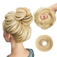 Isheeny Messy Bun Hair Piece 100 Real Human Hair Tousled Updo Extension Natural Curly Messy Bun With Elastic Band Hair Bun Hai