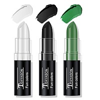 Freeorr 3 Colors White Black Green Face Body Paint Stick Eye Black Baseball Sticks Face Paint For Baseballfootballhalloweenc