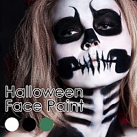 Freeorr 3 Colors White Black Green Face Body Paint Stick Eye Black Baseball Sticks Face Paint For Baseballfootballhalloweenc