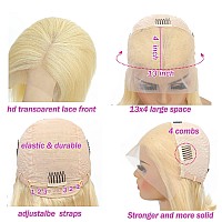 Utide 613 Blonde Bob Wig 13X4 Hd Lace Front Wig Human Hair Pre Plucked Lace Frontal Wigs 10 Inch Short Wigs Human Hair Free Part