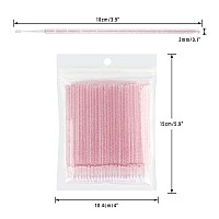 Gcqq 200Pcs Micro Applicator Brushes 2Mm Microswabs Applicators Crystal Micro Swabs For Eyelash Extensions Disposable Micro C