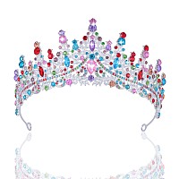 Kamirola Queen Crown And Tiaras Princess Crown For Women And Girls Crystal Headbands For Bridal Princess For Wedding And Part