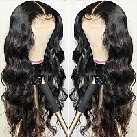 Ahaisy Wear And Go Glueless Wigs Human Hair Pre Plucked Body Wave Lace Front Wigs For Beginners Upgraded No Glue Pre Cut Hd 4X4