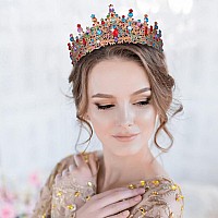 Kamirola Queen Crown And Tiaras Princess Crown For Women And Girls Crystal Headbands For Bridal Princess For Wedding And Part