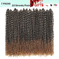 Rosdina Passion Twist Hair 28 Inch 7 Packs Ombre Brown Super Long Bohemian Hair For Passion Twist Crochet Hair Butterfly Locs